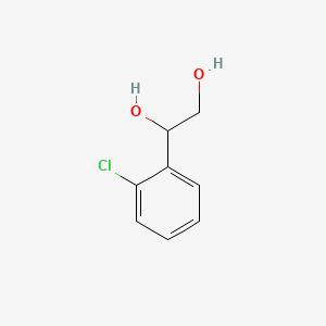 molecular formula C8H9ClO2 B1617189 1,2-乙二醇，1-(2-氯苯基)- CAS No. 59365-60-5
