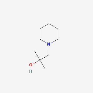 molecular formula C9H19NO B1617198 α,α-二甲基哌啶-1-乙醇 CAS No. 13150-40-8