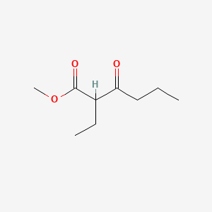 molecular formula C9H16O3 B1617222 Methyl 2-ethyl-3-oxohexanoate CAS No. 68039-27-0