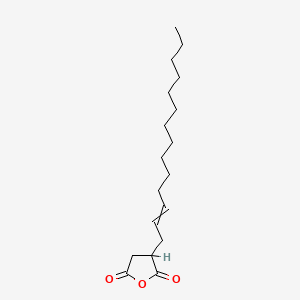 molecular formula C18H30O3 B1617228 2,5-Furandione, dihydro-3-(2-tetradecen-1-yl)- CAS No. 54405-64-0