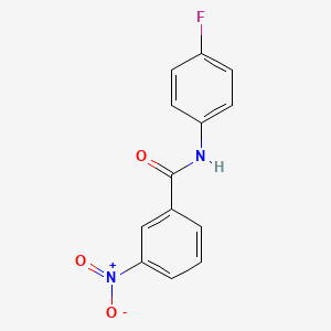 molecular formula C13H9FN2O3 B1617252 N-(4-氟苯基)-3-硝基苯甲酰胺 CAS No. 33489-69-9