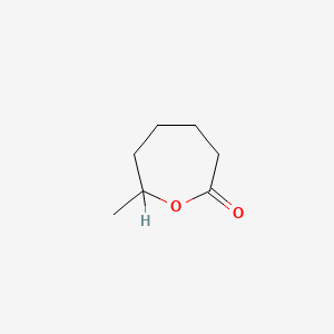 molecular formula C7H12O2 B1617255 2-Oxepanone, 7-methyl- CAS No. 2549-59-9