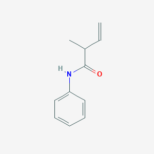 molecular formula C11H13NO B1617266 3-Butenamide, 2-methyl-N-phenyl- CAS No. 80188-12-1