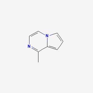 molecular formula C8H8N2 B1617273 1-Methylpyrrolo[1,2-a]pyrazine CAS No. 64608-59-9