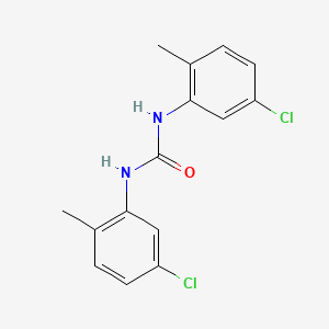 molecular formula C15H14Cl2N2O B1617276 1,3-Bis(5-chloro-2-methylphenyl)urea CAS No. 54965-12-7