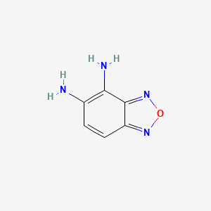 molecular formula C6H6N4O B1617281 2,1,3-Benzoxadiazole-4,5-diamine CAS No. 70015-83-7