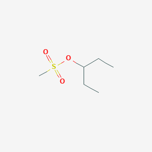 molecular formula C6H14O3S B1617294 戊-3-基甲磺酸甲酯 CAS No. 4358-72-9