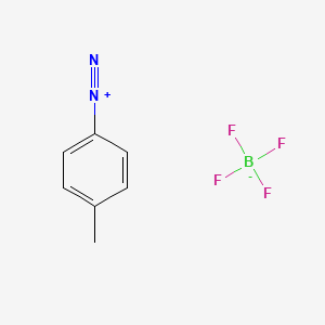 molecular formula C7H7BF4N2 B1617335 4-甲基苯重氮四氟硼酸盐 CAS No. 459-44-9