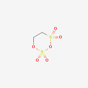 molecular formula C2H4O6S2 B1617336 1,3,2,4-Dioxadithiane, 2,2,4,4-tetraoxide CAS No. 503-41-3
