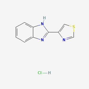 molecular formula C10H8ClN3S B1617345 Thiabendazole hydrochloride CAS No. 945-65-3