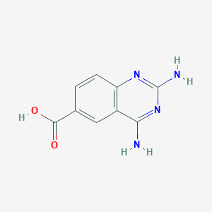 molecular formula C9H8N4O2 B1617349 2,4-Diaminoquinazoline-6-carboxylic acid CAS No. 207562-23-0