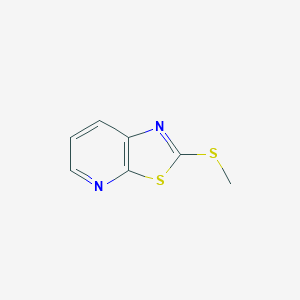 molecular formula C7H6N2S2 B1617360 2-(甲硫基)噻唑并[5,4-b]吡啶 CAS No. 57135-10-1