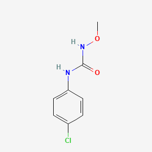 molecular formula C8H9ClN2O2 B1617368 尿素，N-(4-氯苯基)-N'-甲氧基- CAS No. 28443-49-4