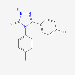 B1617372 5-(4-Chlorophenyl)-4-(4-methylphenyl)-4h-1,2,4-triazole-3-thiol CAS No. 41401-15-4