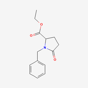 B1617374 Ethyl 1-benzyl-5-oxopyrrolidine-2-carboxylate CAS No. 942603-46-5