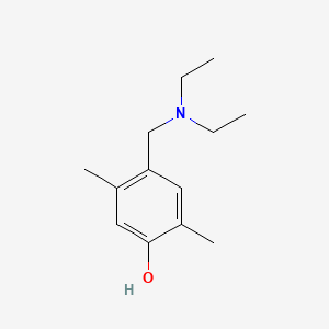 molecular formula C13H21NO B1617381 4-(Diethylaminomethyl)-2,5-dimethylphenol CAS No. 69286-57-3