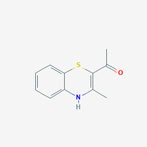 molecular formula C11H11NOS B1617386 1-(3-甲基-4h-1,4-苯并噻嗪-2-基)乙烷-1-酮 CAS No. 31645-94-0