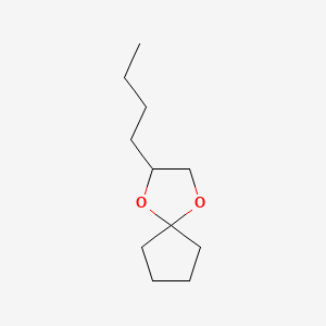 B1617395 2-Butyl-1,4-dioxaspiro[4.4]nonane CAS No. 78649-62-4