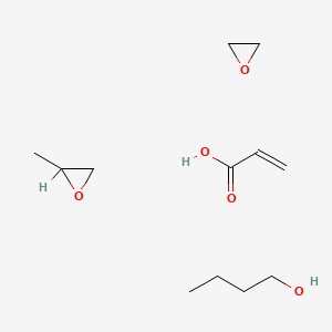 molecular formula C12H24O5 B1617403 2-Propenoic acid, polymer with methyloxirane polymer with oxirane monobutyl ether CAS No. 70857-15-7