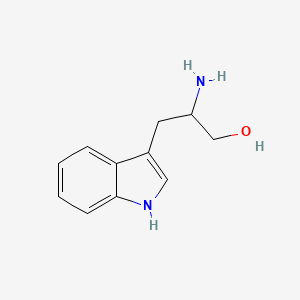 molecular formula C11H14N2O B1617413 β-氨基-1H-吲哚-3-丙醇 CAS No. 526-53-4