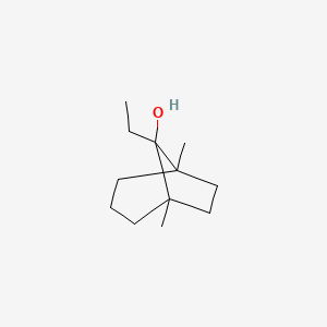 molecular formula C12H22O B1617421 8-Ethyl-1,5-dimethylbicyclo[3.2.1]octan-8-ol CAS No. 84681-92-5