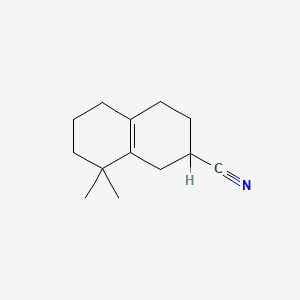2-Naphthalenecarbonitrile, 1,2,3,4,5,6,7,8-octahydro-8,8-dimethyl-