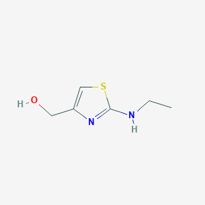 molecular formula C6H10N2OS B161743 2-Ethylaminothiazol-4-ylmethanol CAS No. 126533-85-5
