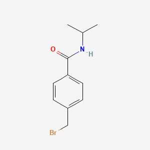 4-(bromomethyl)-N-propan-2-ylbenzamide