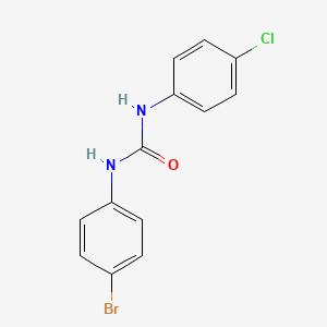 molecular formula C13H10BrClN2O B1617456 1-(4-Bromophenyl)-3-(4-chlorophenyl)urea CAS No. 13142-10-4