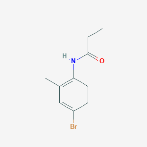 molecular formula C10H12BrNO B1617462 N-(4-bromo-2-methylphenyl)propanamide CAS No. 461413-87-6