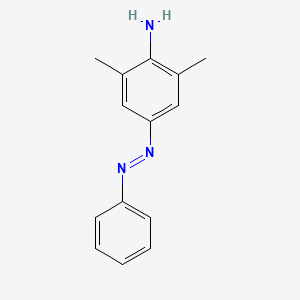 B1617474 2,6-Dimethyl-4-[(e)-phenyldiazenyl]aniline CAS No. 41165-12-2