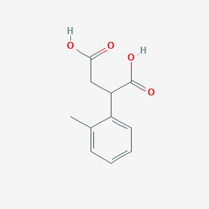molecular formula C11H12O4 B1617483 2-(2-Methylphenyl)butanedioic acid CAS No. 91143-76-9