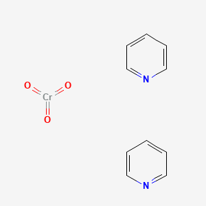 molecular formula C10H10CrN2O3 B1617489 Chromium, trioxobis(pyridine)-, (TB-5-22)- CAS No. 20492-50-6