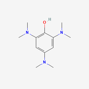 molecular formula C12H21N3O B1617495 2,4,6-Tris(dimethylamino)phenol CAS No. 21454-20-6