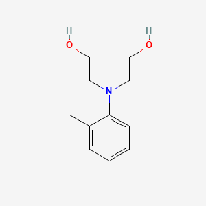 molecular formula C11H17NO2 B1617527 2,2'-((2-Methylphenyl)imino)bisethanol CAS No. 28005-74-5