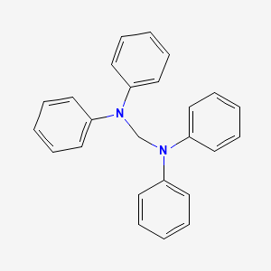 molecular formula C25H22N2 B1617539 N,N,N',N'-Tetraphenylmethanediamine CAS No. 21905-92-0