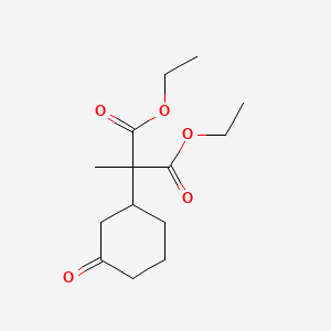 molecular formula C14H22O5 B1617550 Diethyl methyl(3-oxocyclohexyl)malonate CAS No. 52263-19-1