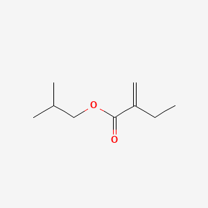 molecular formula C9H16O2 B1617556 Butanoic acid, 2-methylene-, 2-methylpropyl ester CAS No. 67634-19-9