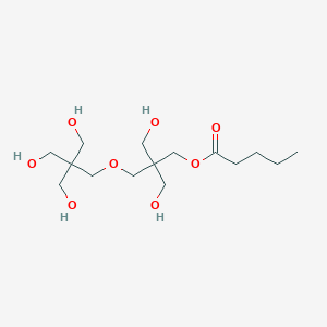 molecular formula C15H30O8 B1617558 Fatty acids, C5-9, hexaesters with dipentaerythritol CAS No. 67762-52-1