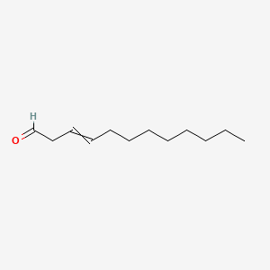 molecular formula C12H22O B1617563 十二-3-烯-1-醛 CAS No. 68083-57-8