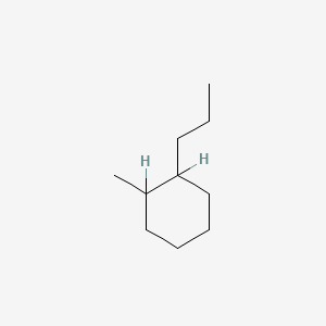molecular formula C10H20 B1617565 1-甲基-2-丙基环己烷 CAS No. 4291-79-6