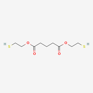 molecular formula C9H16O4S2 B1617575 Bis(2-mercaptoethyl) glutarate CAS No. 60642-68-4