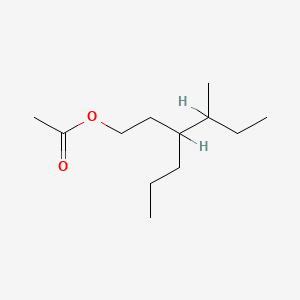 B1617577 Acetic acid, decyl ester, branched CAS No. 68478-36-4