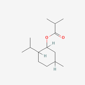 molecular formula C14H26O2 B1617578 (-)-薄荷醇异丁酸酯 CAS No. 68366-65-4