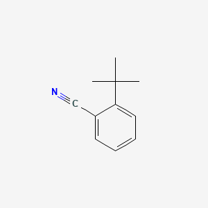 molecular formula C11H13N B1617580 Benzonitrile, 2-(1,1-dimethylethyl)- CAS No. 68527-72-0