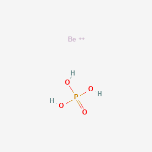molecular formula BeH3O4P+2 B1617604 Phosphoric acid, beryllium salt CAS No. 35089-00-0