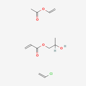 2-Propenoic acid, 2-hydroxypropyl ester, polymer with chloroethene and ethenyl acetate