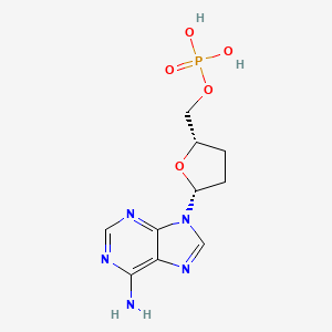 molecular formula C10H14N5O5P B1617607 2',3'-Dideoxyadenosine-5'-monophosphate CAS No. 26315-32-2