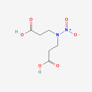 B1617612 beta-Alanine, N-(2-carboxyethyl)-N-nitro- CAS No. 99-69-4