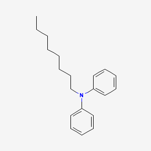 molecular formula C20H27N B1617617 N-Octyl-N-phenylaniline CAS No. 86-25-9